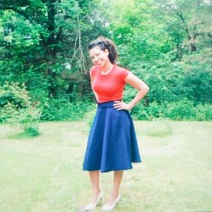 Lucy Paris Midi Skirt